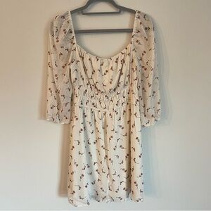 Trixxi Square Neck Floral Dress Size XL